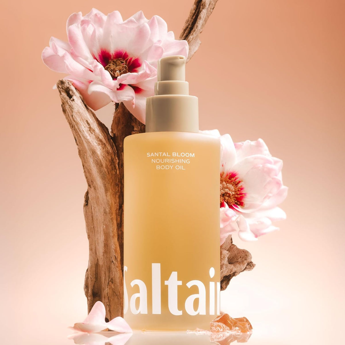 Saltair Body Oil. Luxurious Santal Bloom After Shower and Bath Oil Moisturizer for Women and Men.