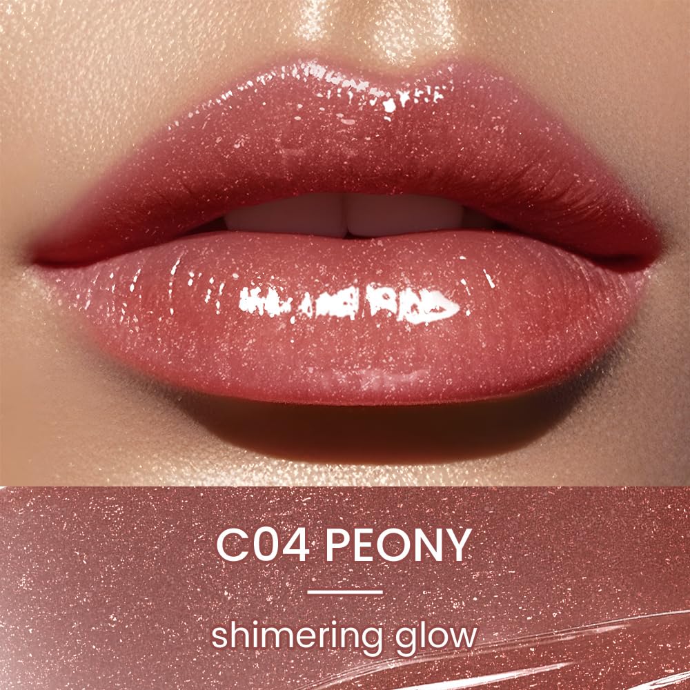 CATKIN Glossy Lip Balm Ultra Hydating Glow Lip Tinted Jelly Plump Melting Balm Shea Butter Repair