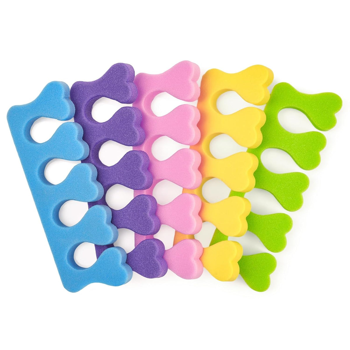 MelodySusie 50 Pcs Sponge Toe Separators Set, Soft & Premium Finger, Toe Spacers for Nail Polish