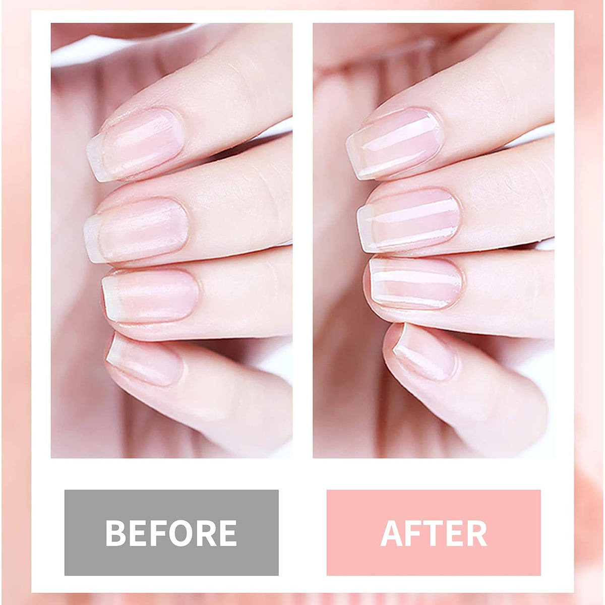 4in1 Nail Hardener Nail Strengthener Nail Rescue Calcium Primer for Thin Nails Growth Nail Repair