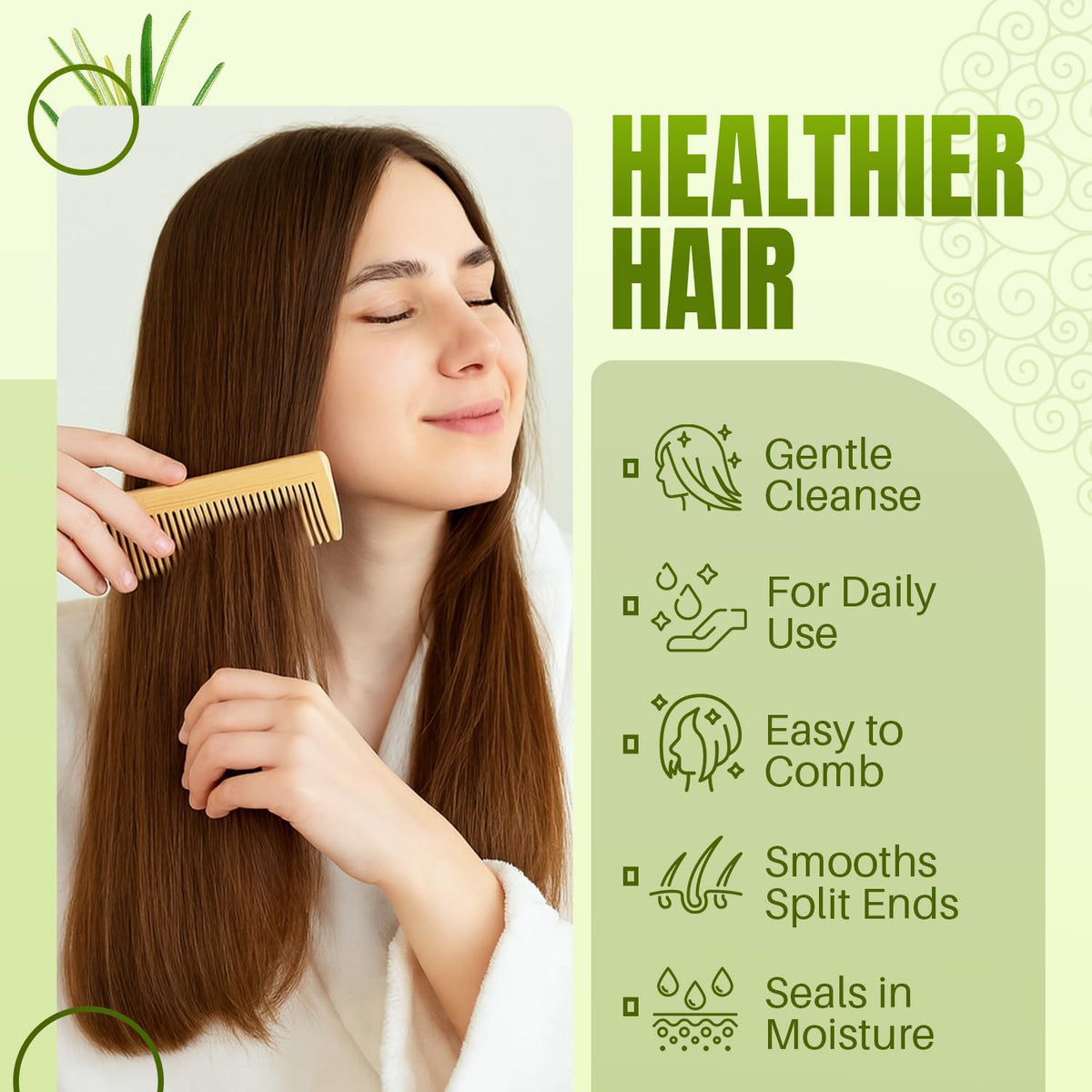 Rosemary Shampoo and Conditioner for Hair Growth, Sulfate Free Organic Rosemary Oil Shampoo De