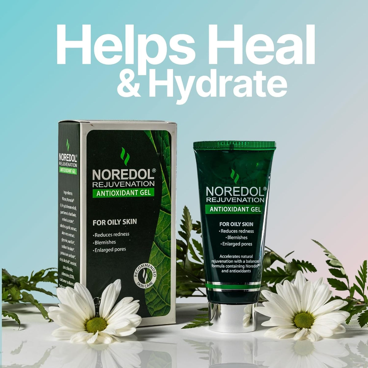 Rejuvenation Antioxidant Gel – Hydrating Gel Face Moisturizer for Women, Men, Clear, Non-Greasy