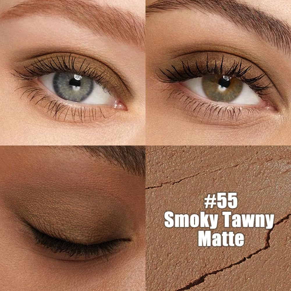 Kaely Cream Eye Shadow Sticks, Smoky Tawny Matte Eyeliner Pencil Eyeshadow Palette Makeup, Eye