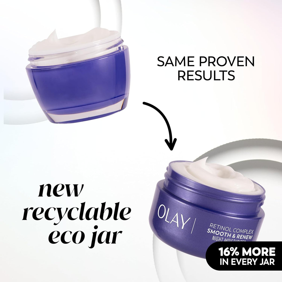 Olay Retinol Face Moisturizer, Smooth & Renew Cream for Women, Fragrance-Free - Anti-Aging
