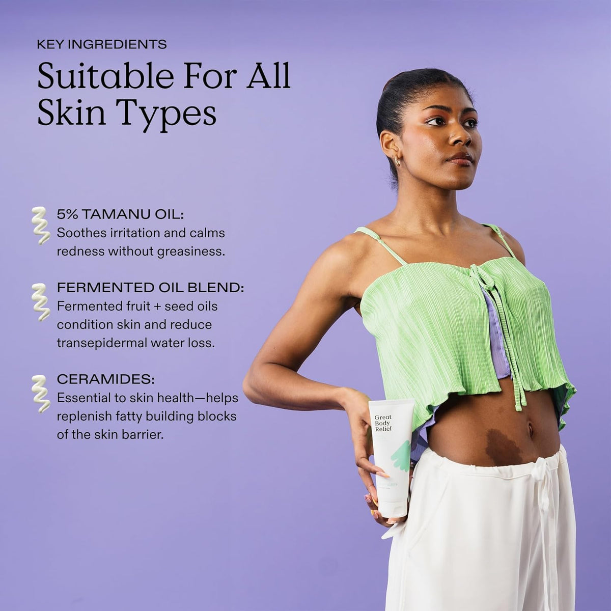 KraveBeauty Jumbo Great Barrier Relief, Soothing Skin Barrier Repair Serum, Contains Tamanu Oil to