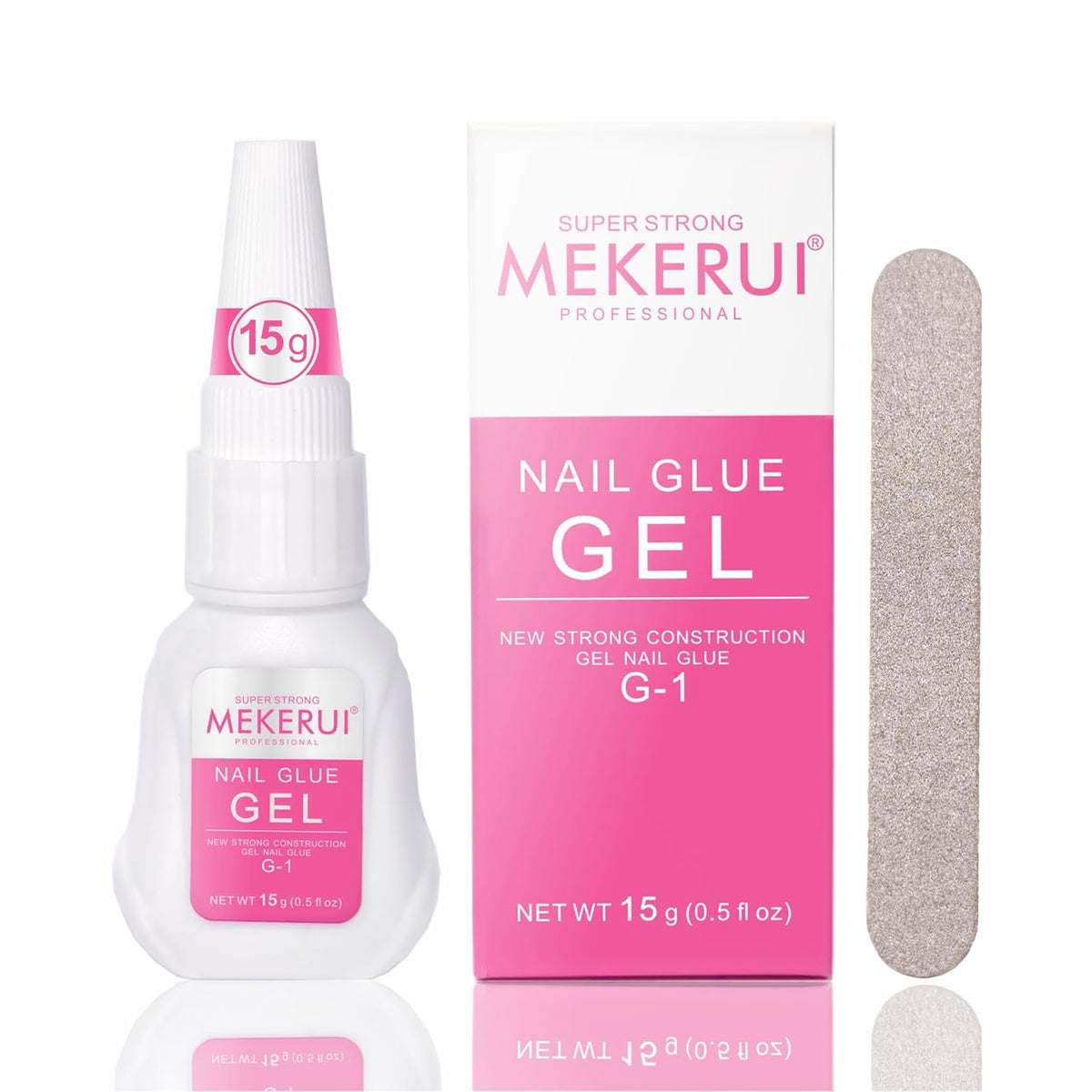 Super Strong Nail Glue for Press on Nails Resists Dripping and Clogging. It Dries Rapidly in 7