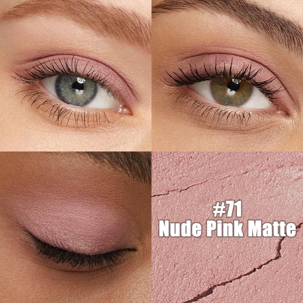 Kaely Cream Eye Shadow Sticks, Nude Pink Matte Eyeliner Pencil Eyeshadow Palette Makeup, Eye