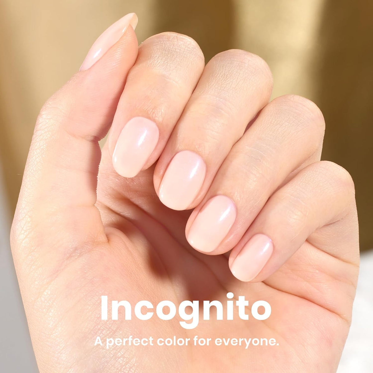 Beetles Nail Strengthener and Growth Concealer - Pink White Nail Polish Shimmer Natural Concealer
