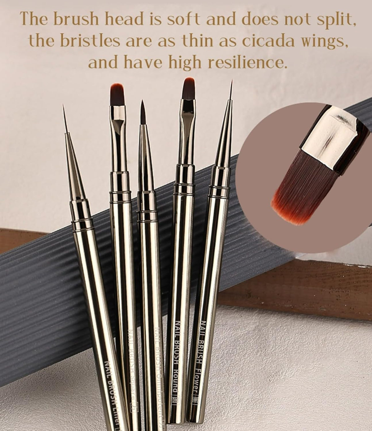 12pcs Nail Art Brushes, Nail Art Design Pen Painting Tools Professional Flower Brush Drawing