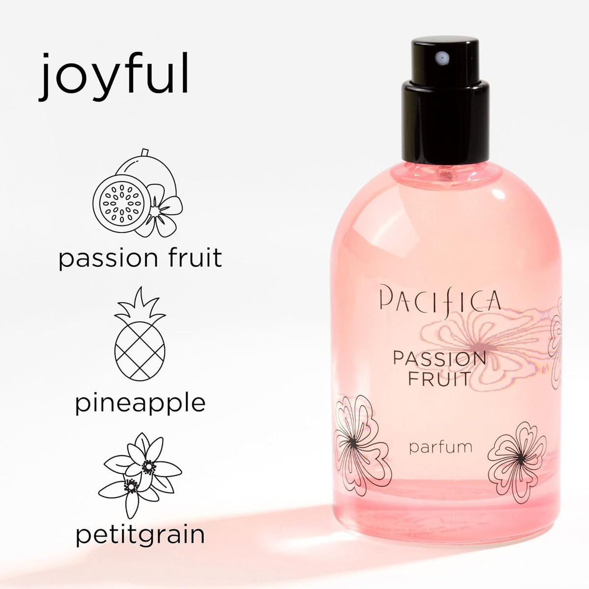 Pacifica Passion Fruit Perfume – Tropical Fruity Floral Clean Perfume for Women with Passionfruit