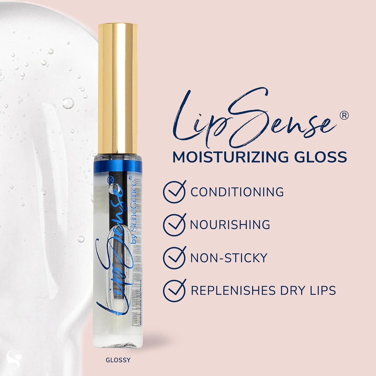 SeneGence LipSense Moisturizing Gloss – Hydrating, Long-Lasting Gloss with Shea Butter & Vitamin E