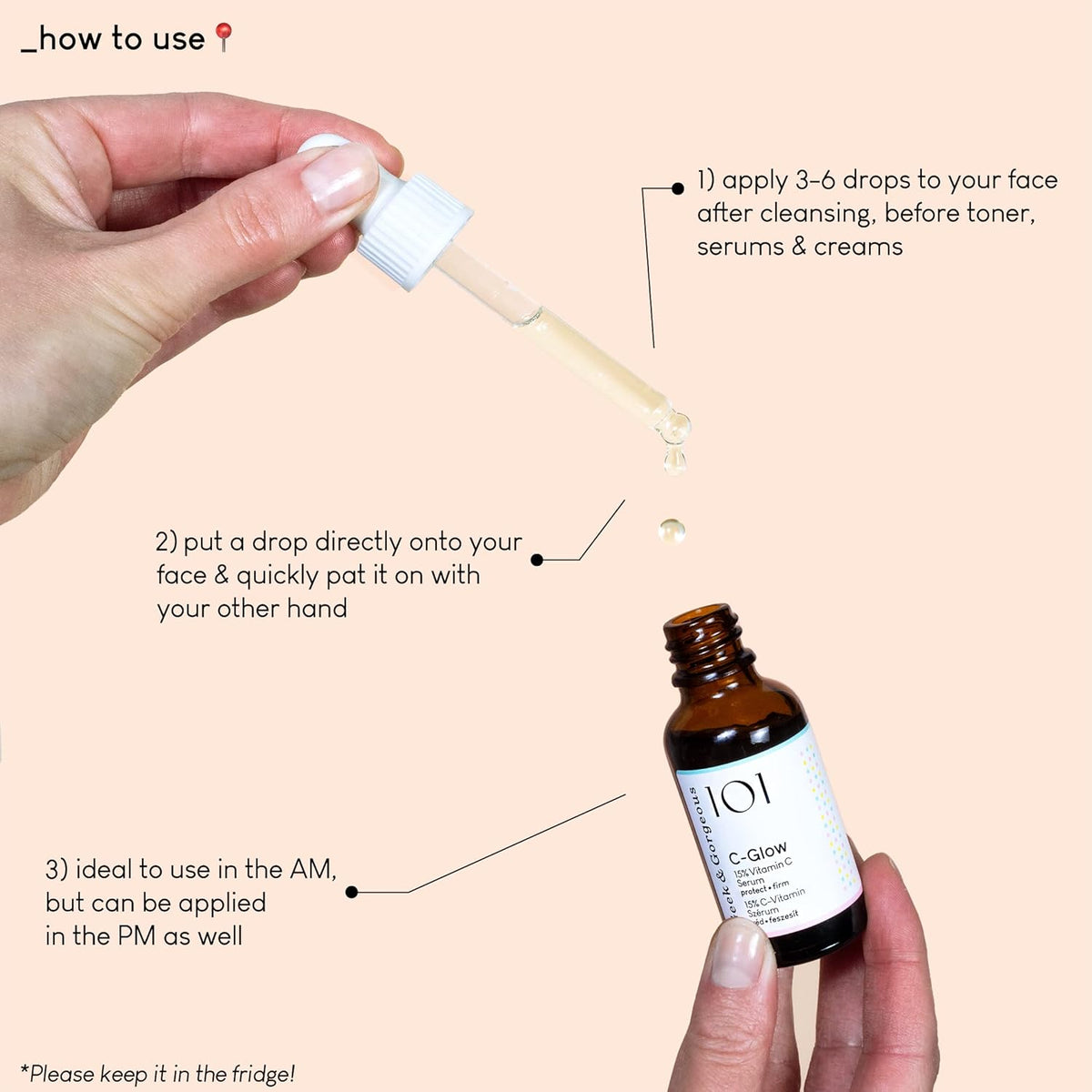 Geek & Gorgeous - C-Glow - 15% Vitamin C + Ferulic acid & Vitamin E Serum, protects against