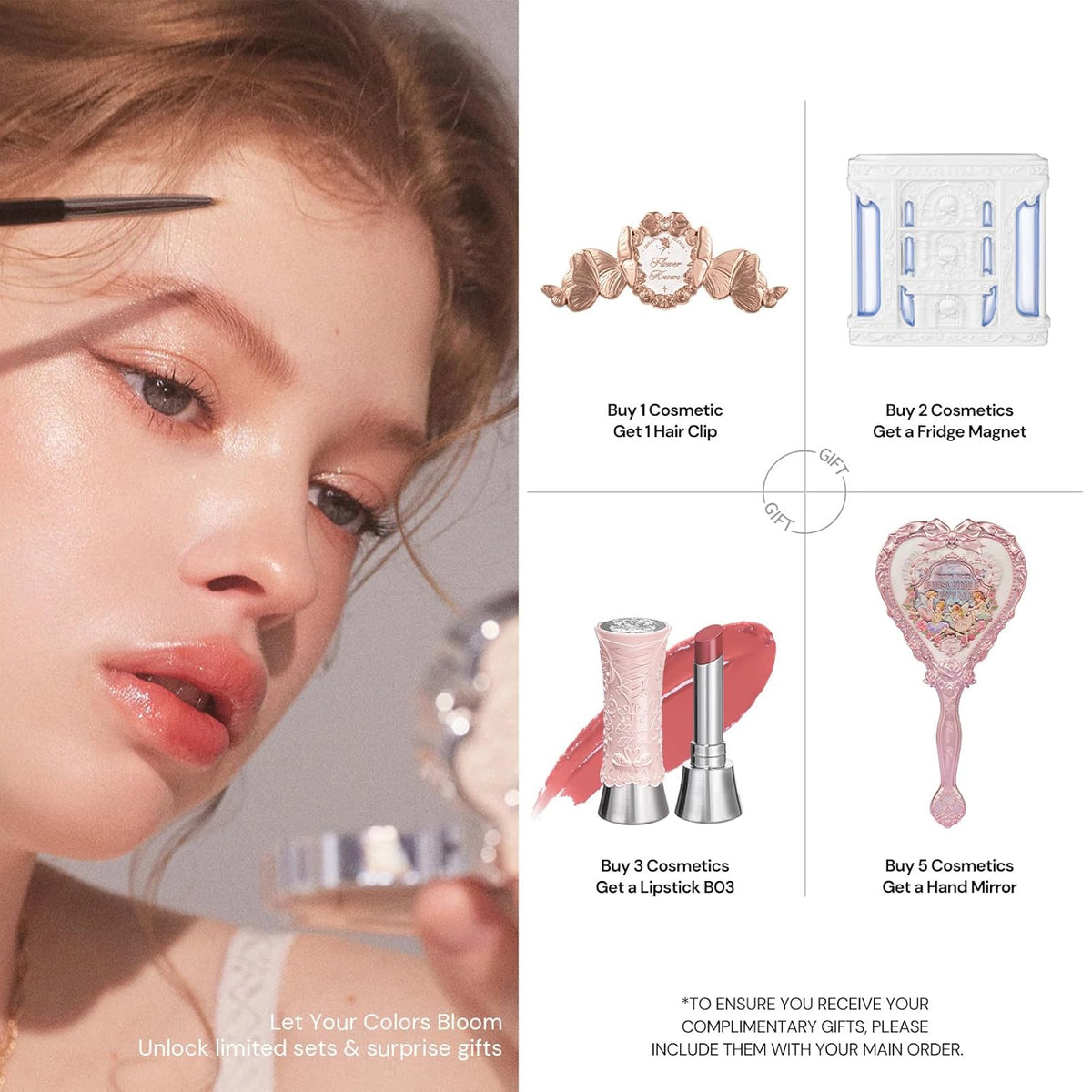 Flower Knows Strawberry Rococo Cloud Lip Cream,Velvety Matte Liquid Lipstick,Pink Lipstick,Long