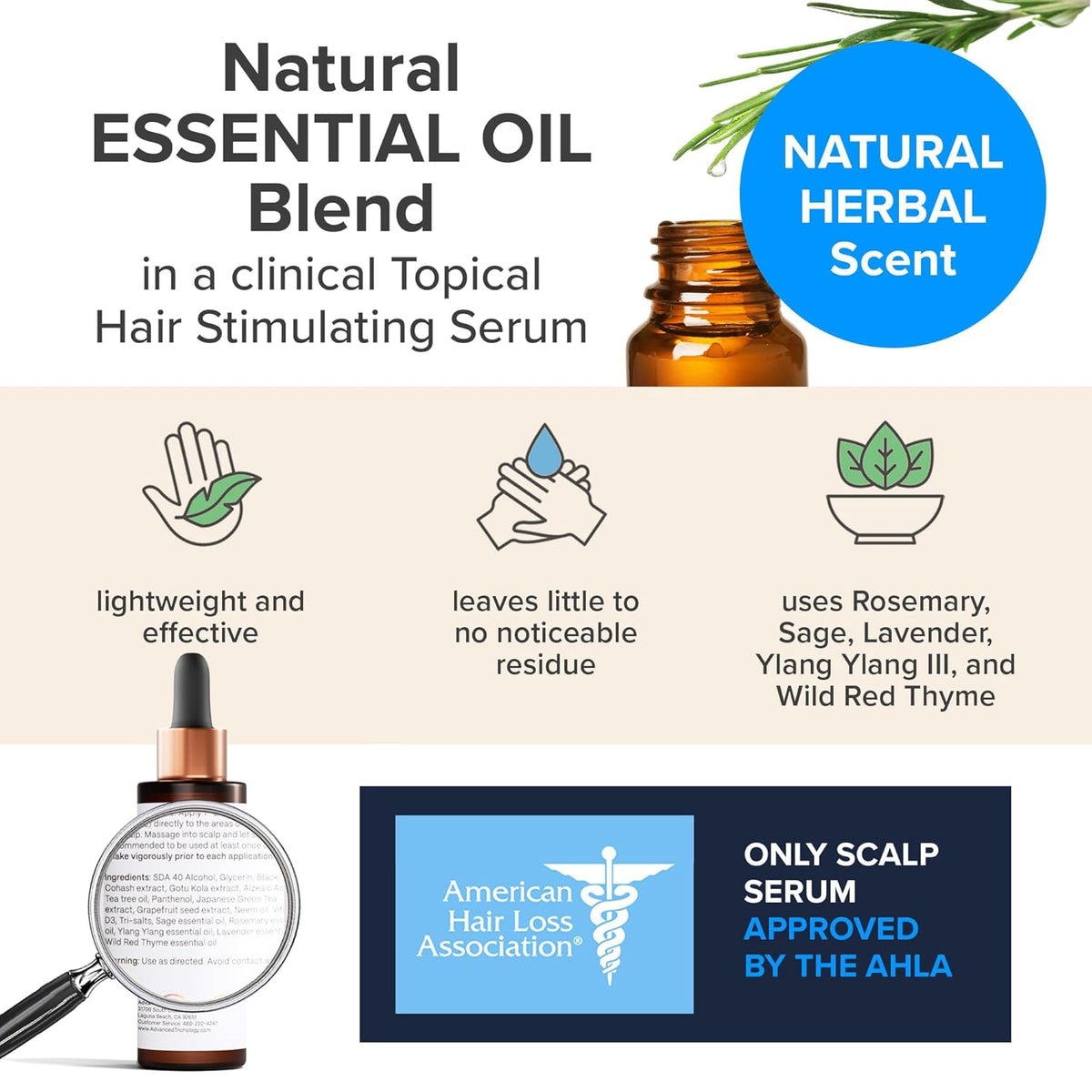 HairStem Follicle-boosting Triceutical Serum for Thicker Fuller Hair | Triple-Action, Multi-Zonal