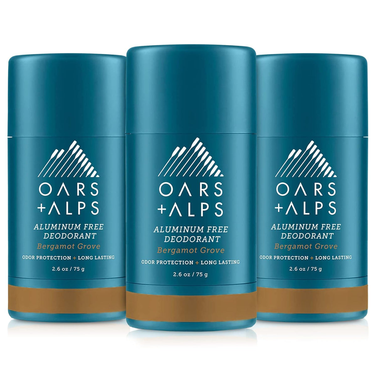 Oars + Alps Aluminum Free Deodorant for Men and Women, Dermatologist Tested and Made with Clean