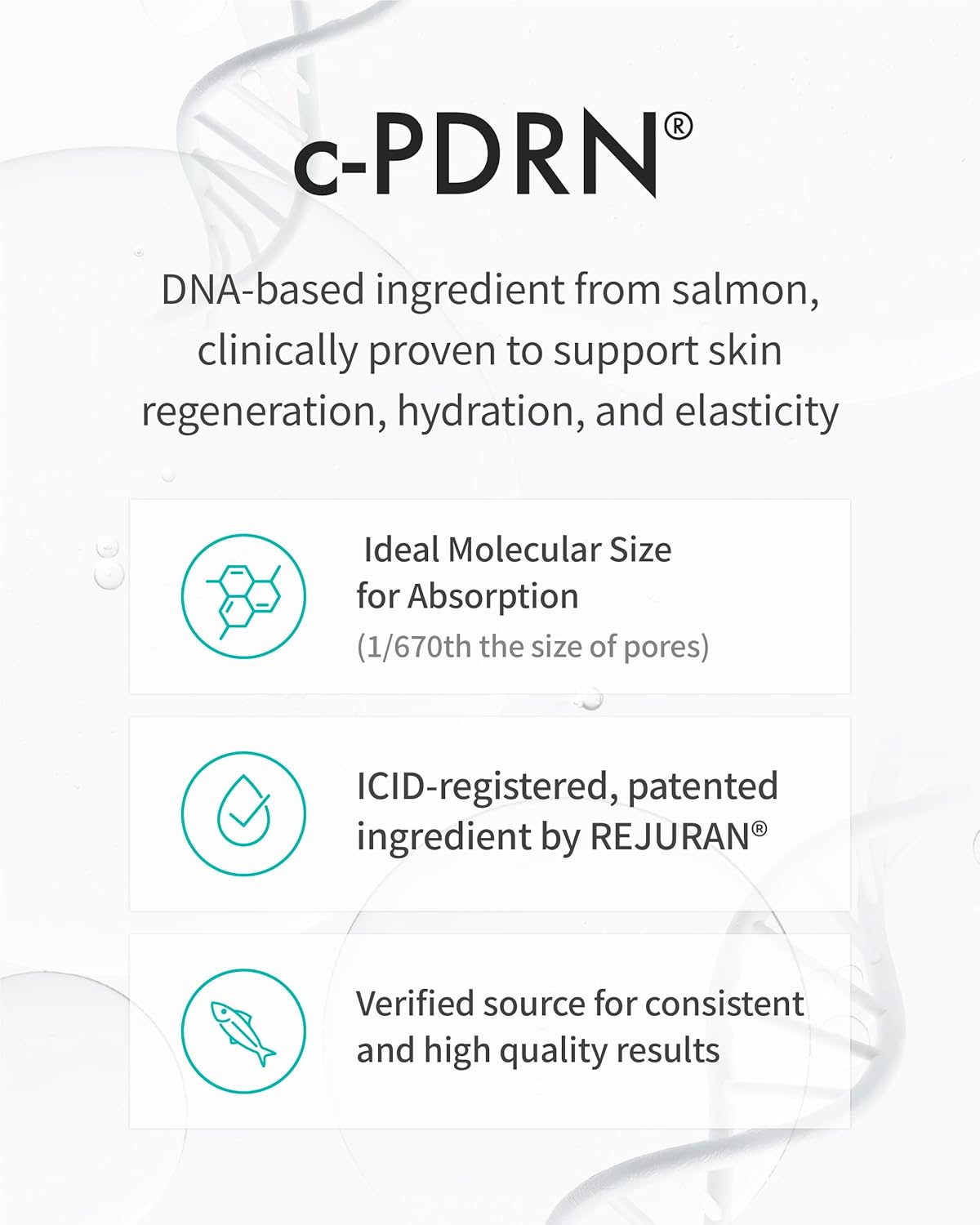 REJURAN® Refreshing Emulsion, c-PDRN® - Salmon DNA Facial Moisturizer for Deep Hydration