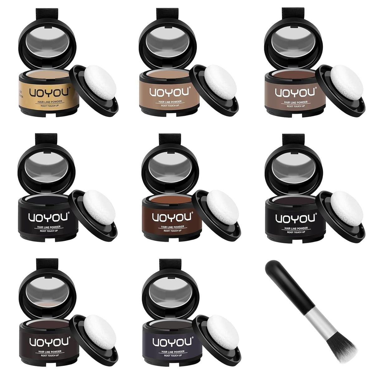 Root Touch Up Powder Instantly Conceals Hair Loss, Gray Root Cover Up Powder, Water & Sweat