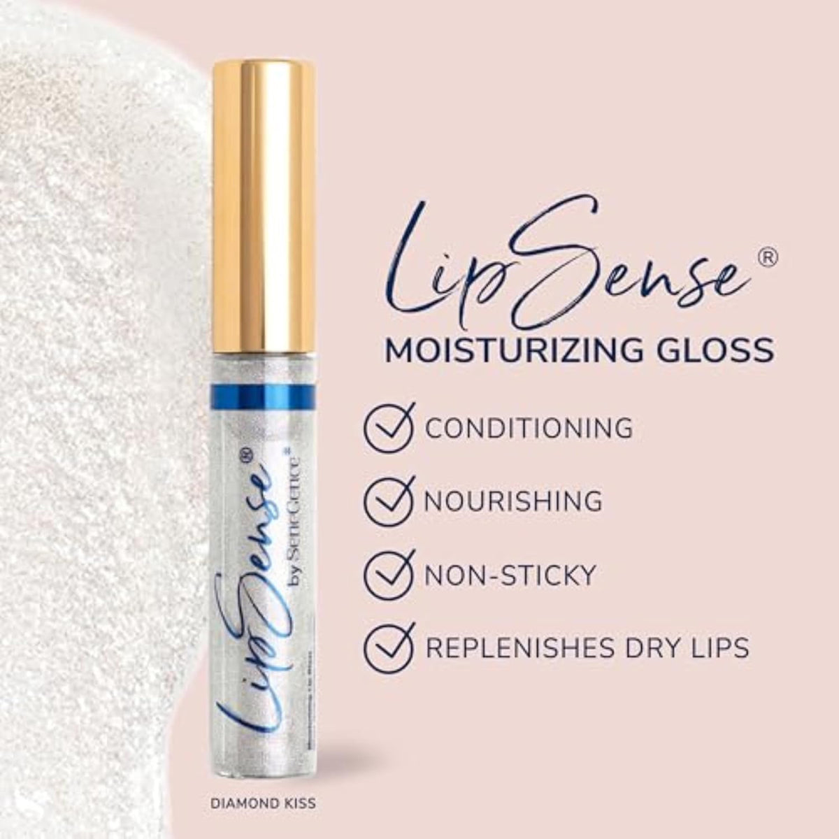 SeneGence LipSense Moisturizing Gloss – Hydrating, Long-Lasting Gloss with Shea Butter & Vitamin E