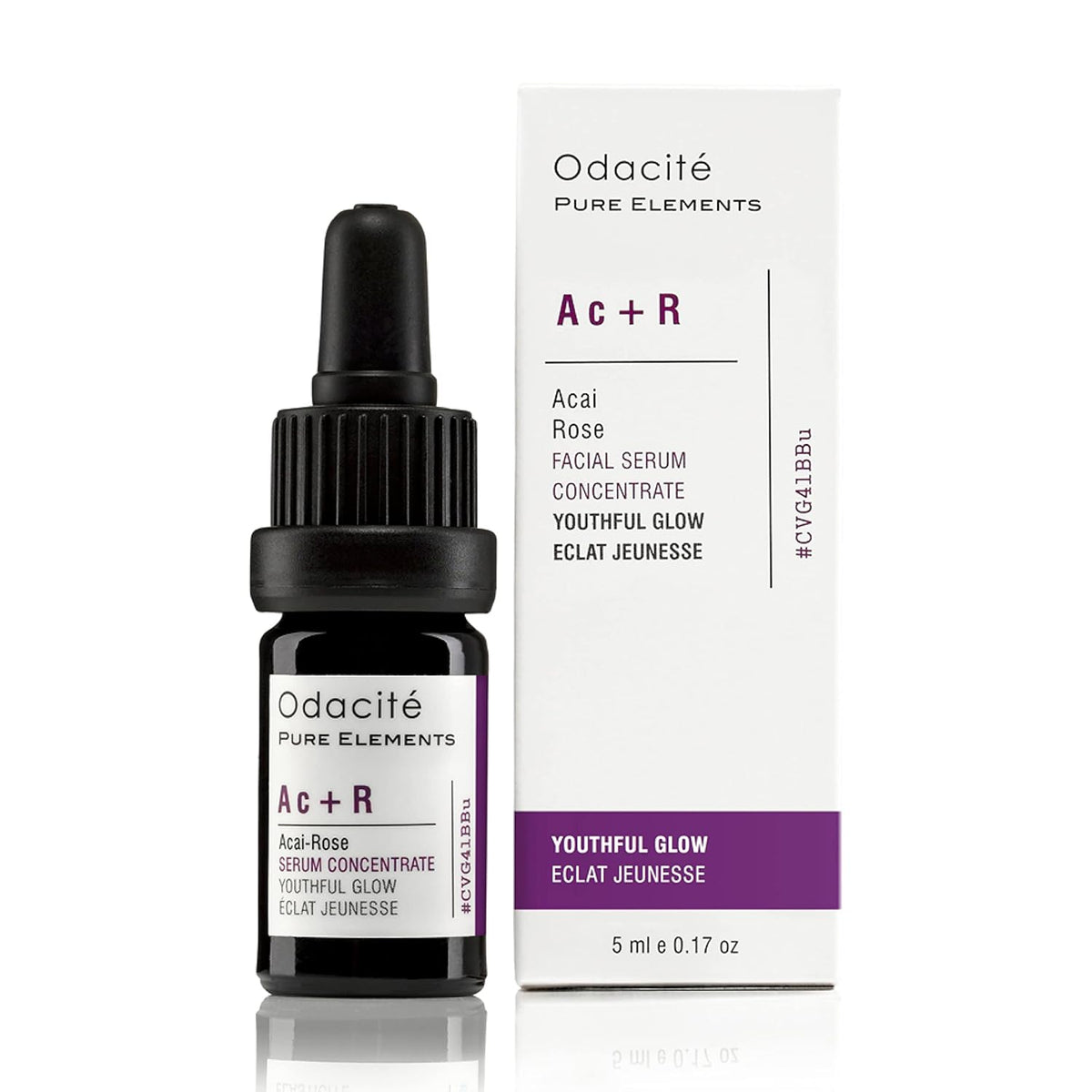 Odacité Anti Aging Serum Concentrate with Acai + Rose - Revitalizing Facial Oil, Youthful Glow