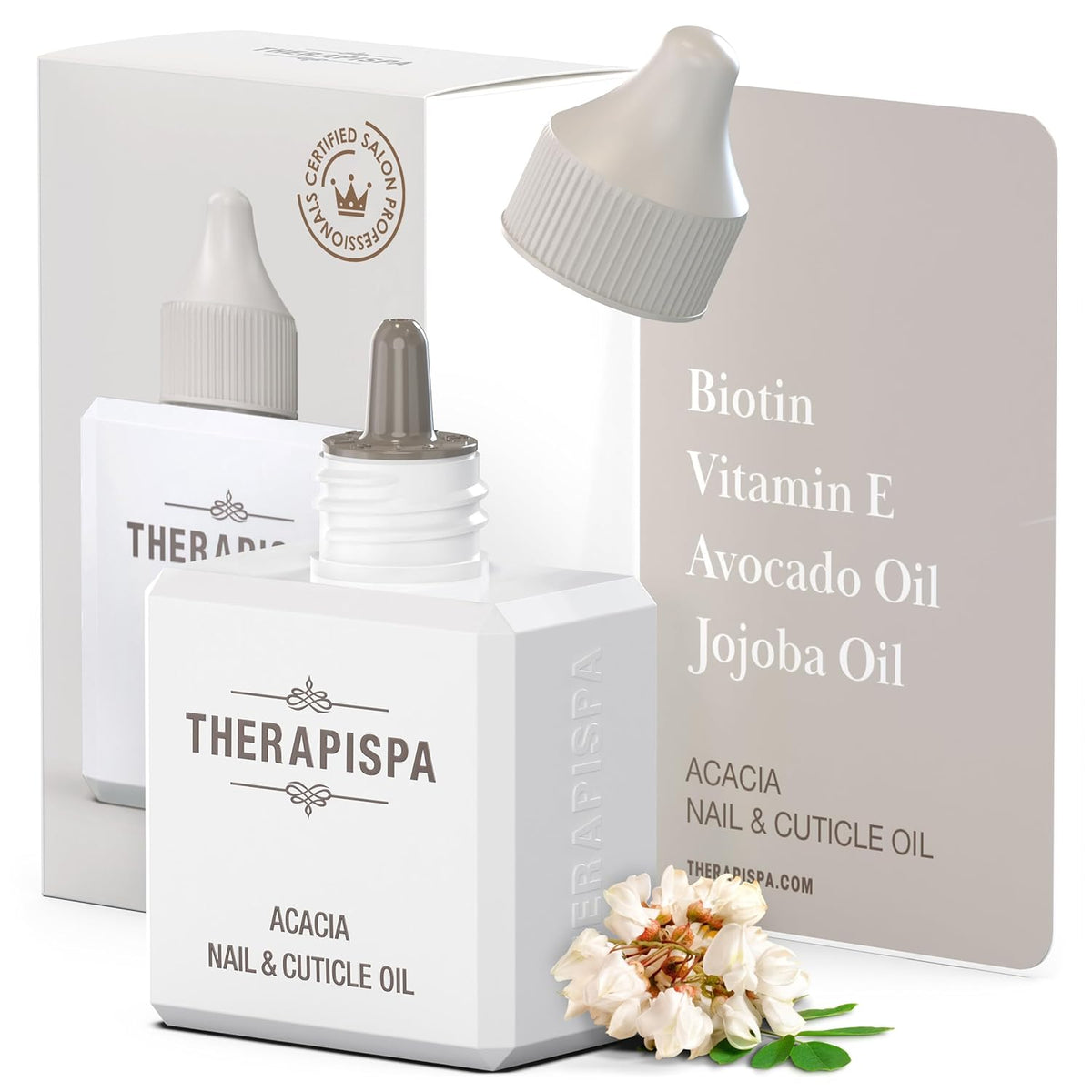 Nail & Cuticle Oil with Avocado, Jojoba, Biotin & Vitamin E – Promotes Nail Growth, Strengthens &