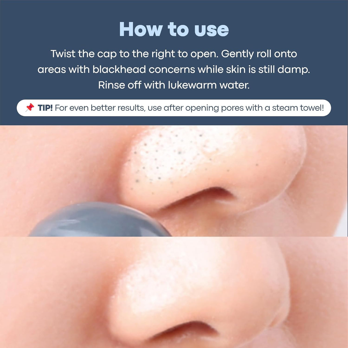 TONYMOLY Tako Pore Blackhead Remover Scrub Stick Charcoal & Dead Sea Salt Exfoliator for