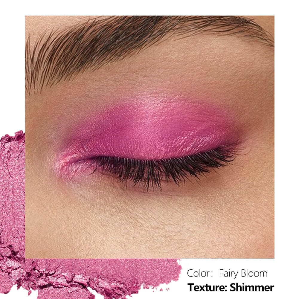 Single Pink Eyeshadow Matte Shimmer Highly Pigmented Blendable Longwear Powder in Magnetic Refill