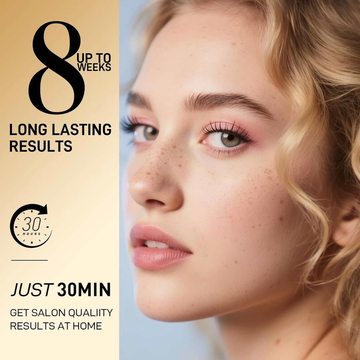 Brow Lamination Kit Lash Lift Kit, Sachet Refill Eyelash Perm Kit for Natural Curling Long-Lasting