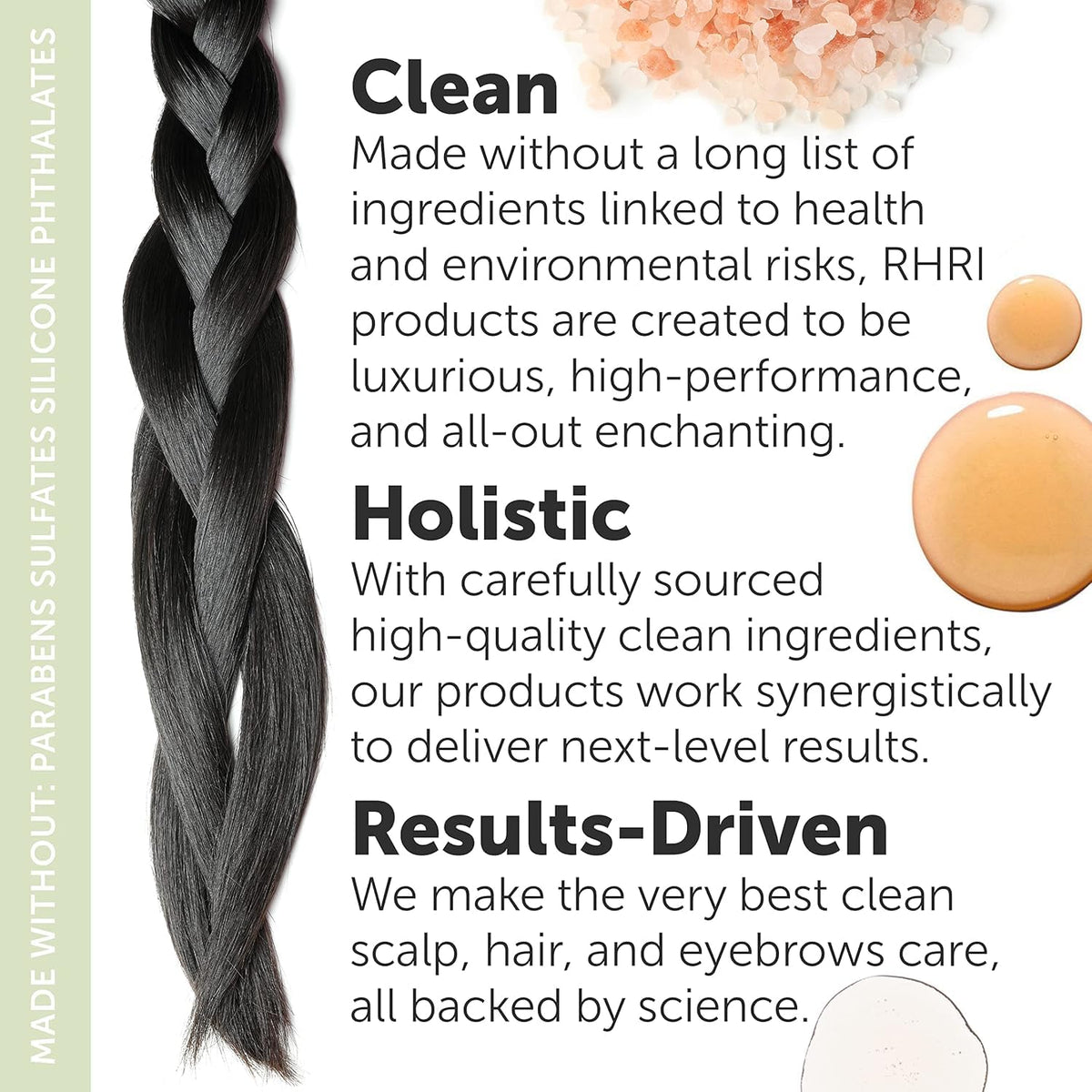 Apple Cider & Sea Salt Green Scalp Scrub Sulfate-Free | 10% AHA & BHA | Exfoliating Hair & Scalp