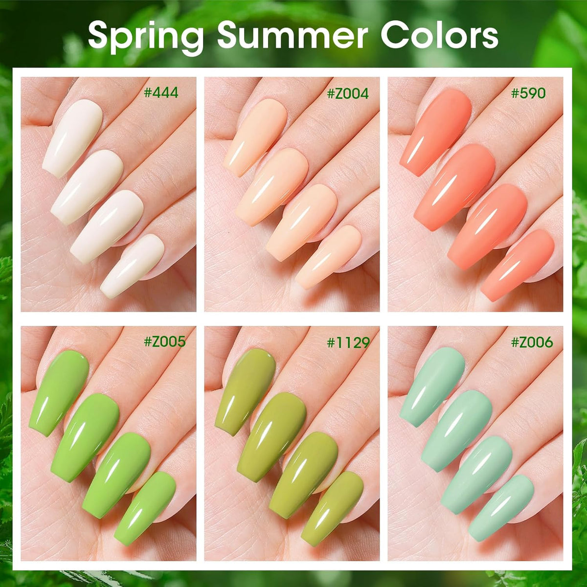 GELLEN Spring Summer Regular Nail Polish Non Gel, Fast Air Drying Traditional Nail Polish No UV