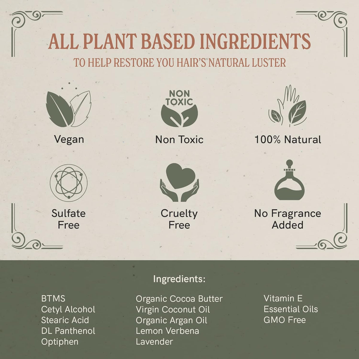 J·R·LIGGETT'S Conditioner Bar - Original Formula, All Natural Hair Conditioner with Coconut Oil &