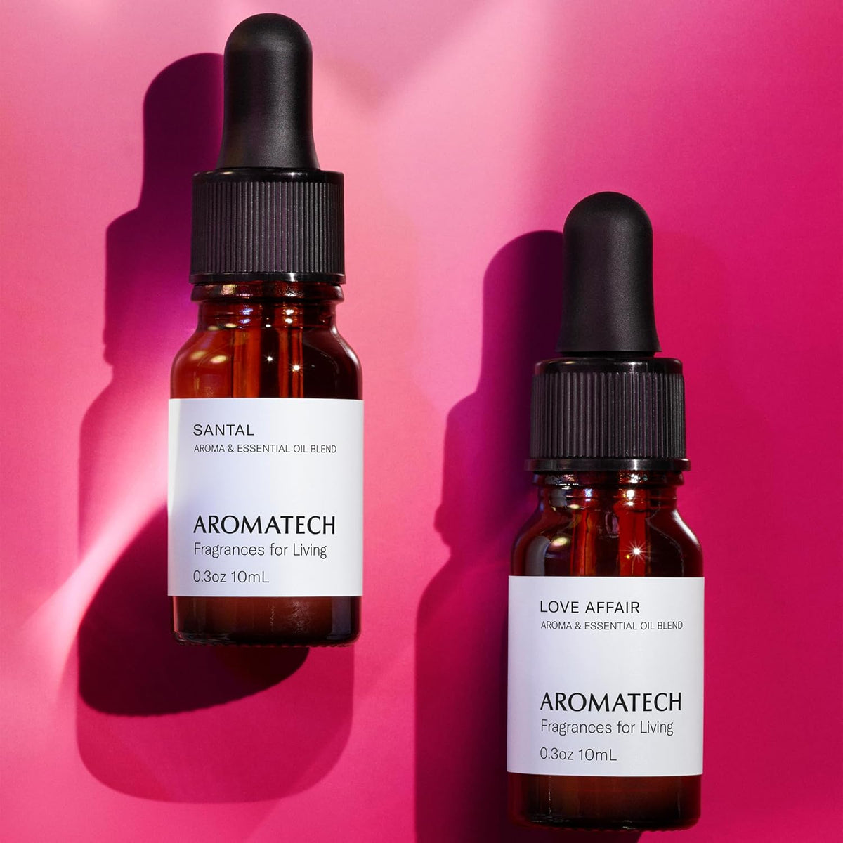 AromaTech Santal & Love Affair Set | Aroma Diffuser Essential Oils Blend of Santal Cardamom
