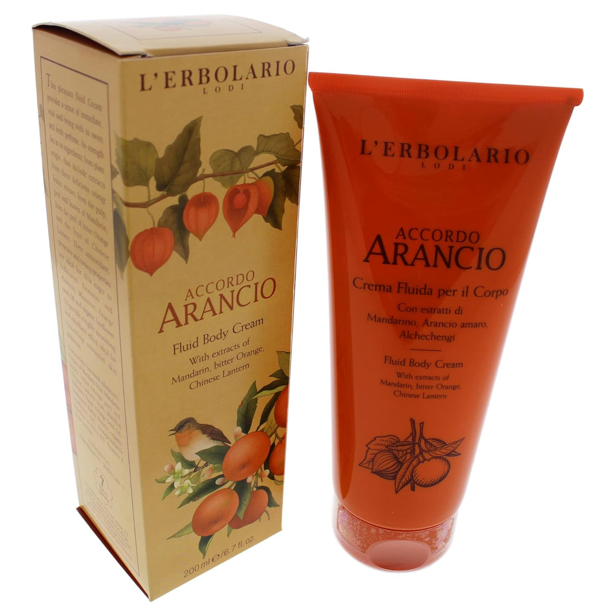 L'Erbolario Fluid Body Cream - Hydrating Body Butter for Dry Skin with Sunflower Oil - Skin Care