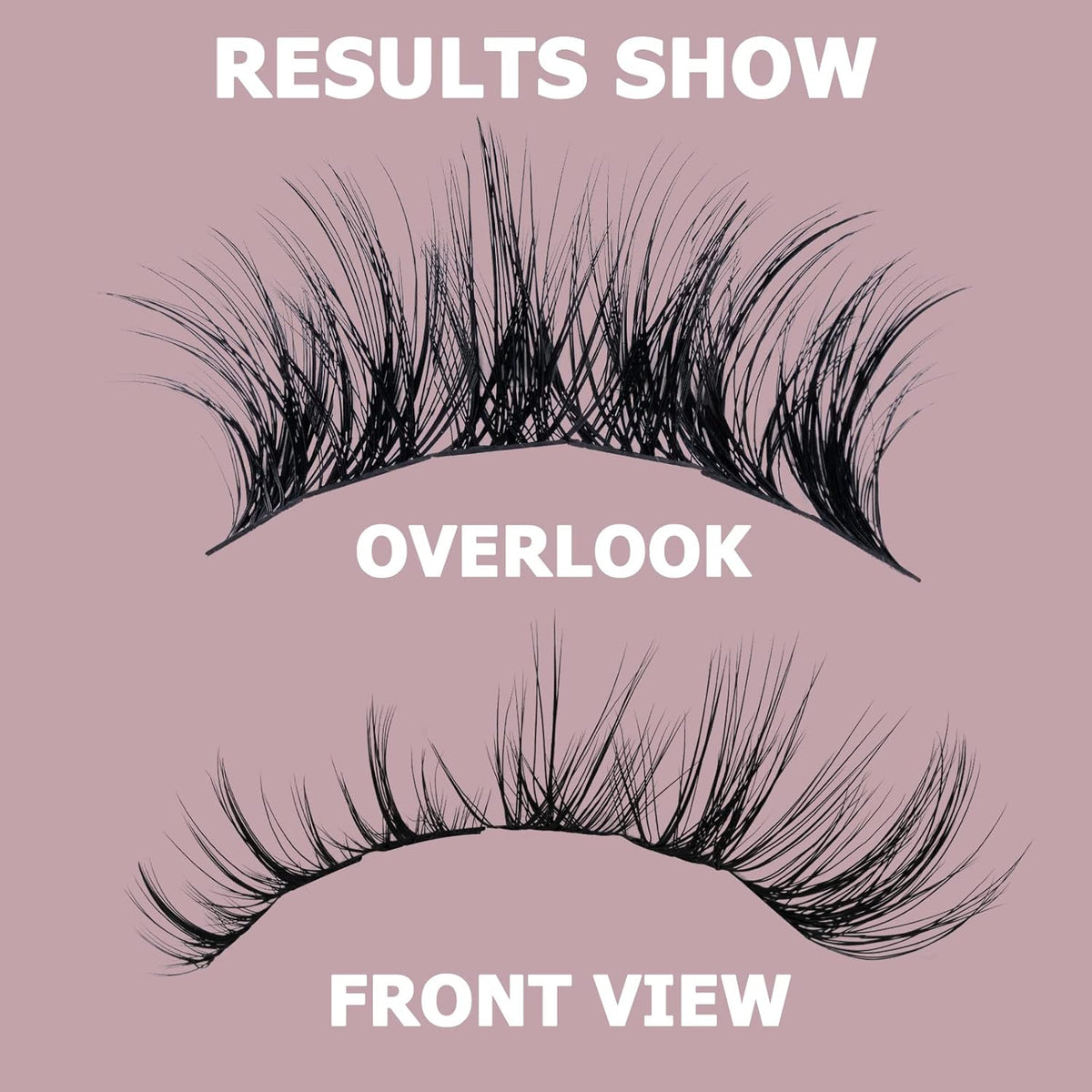 QUEWEL Cluster Lashes 72 Pcs Wide Stem Individual Lashes C/D Curl 8-16mm Length DIY Eyelash