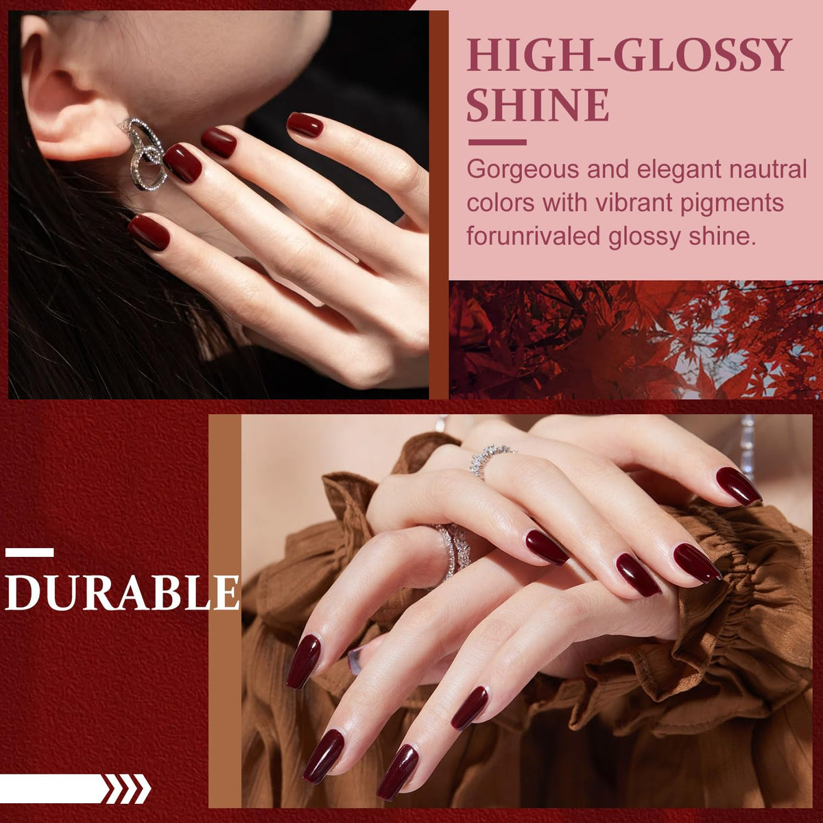 Major Dijit Quick Dry Nail Polish Cherry Summer Nail Lacquer for Nail Art Regular Nail Polish 0.41