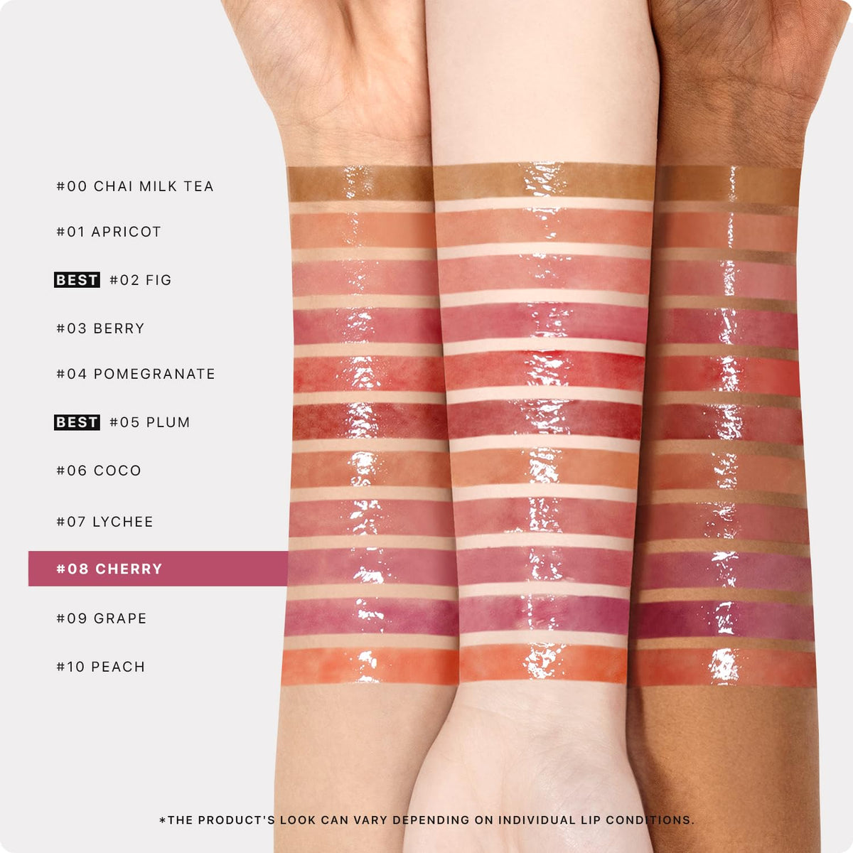 Nature Republic HONEY MELTING LIP (08 DARK CHERRY CHOUX) SOFT LIP STICK, Hydrating Gloss