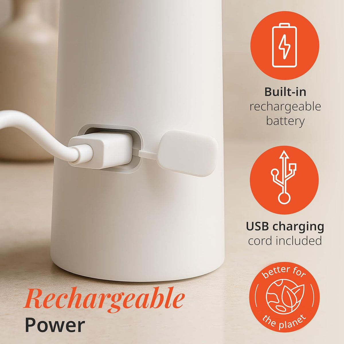 Vanity Planet Raedia 2.0 Facial Cleansing Brush, 4 Interchangeable Brush Heads, White - Daily