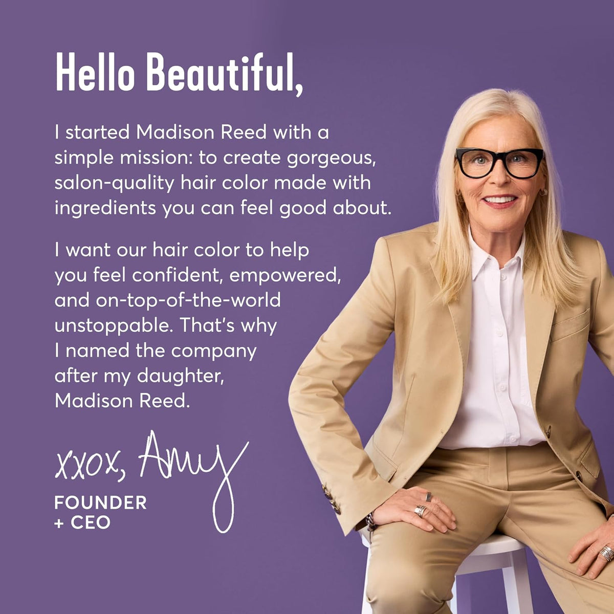 Madison Reed Radiant Hair Color Kit | 7NA Light Ash Brown with Cool Smoky Undertones (Arezzo Brown)