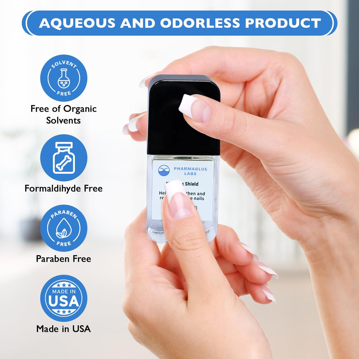 NailPlex Shield Nail Stregthener for Damaged Nails Nail Repair Advanced Formula Cuticle Serum