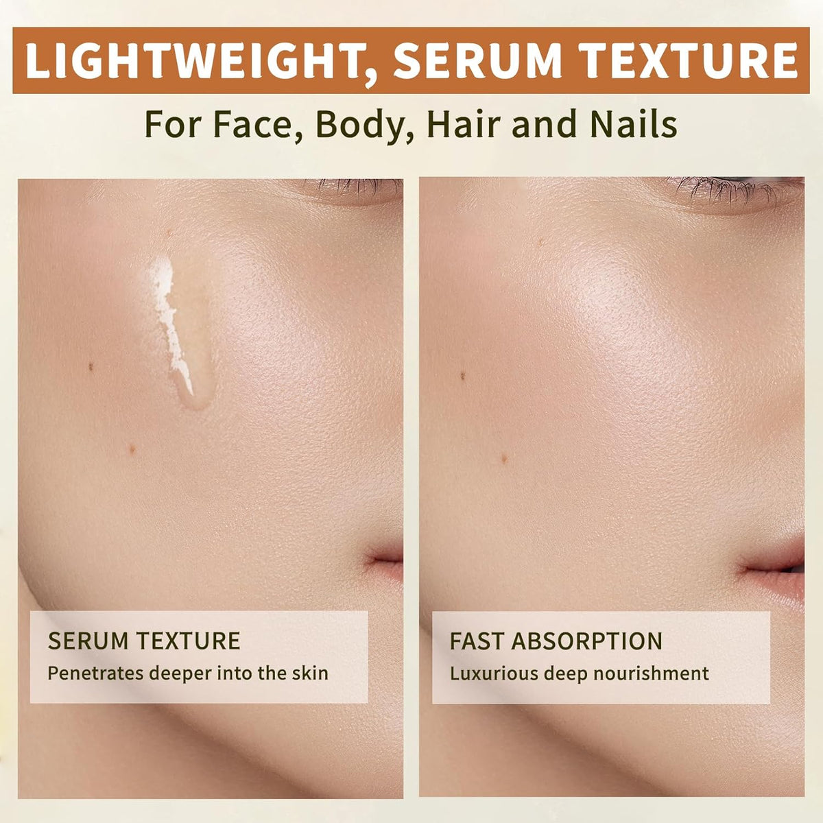 Organic Vitamin E Oil 50,000 IU for Skin, Pure & Natural Vitamine oils for Scars Hair, Face, Nail