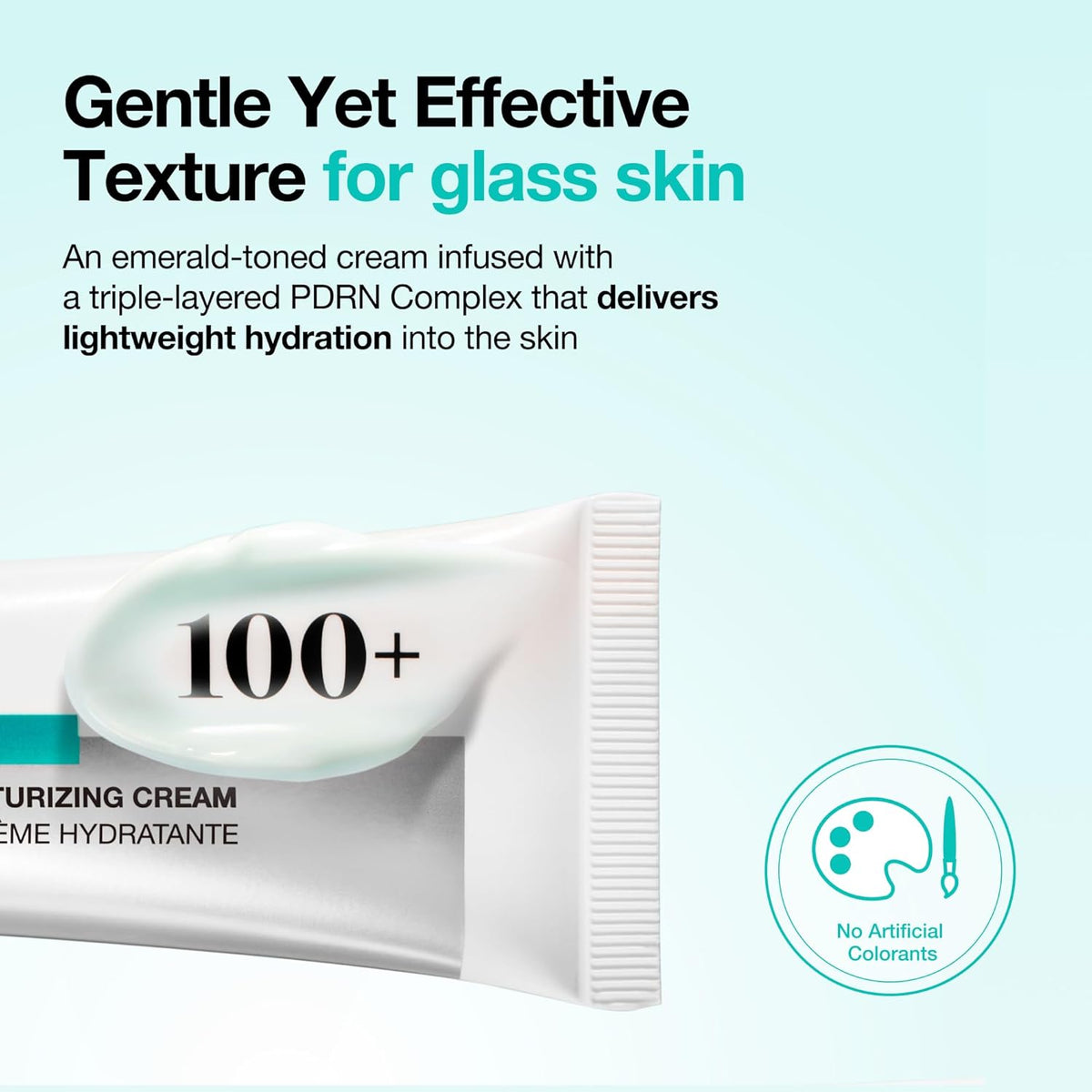 ANUA PDRN Hyaluronic Acid 100 Moisturizing Cream, Lightweight Hydrating Moisturizer with Salmon