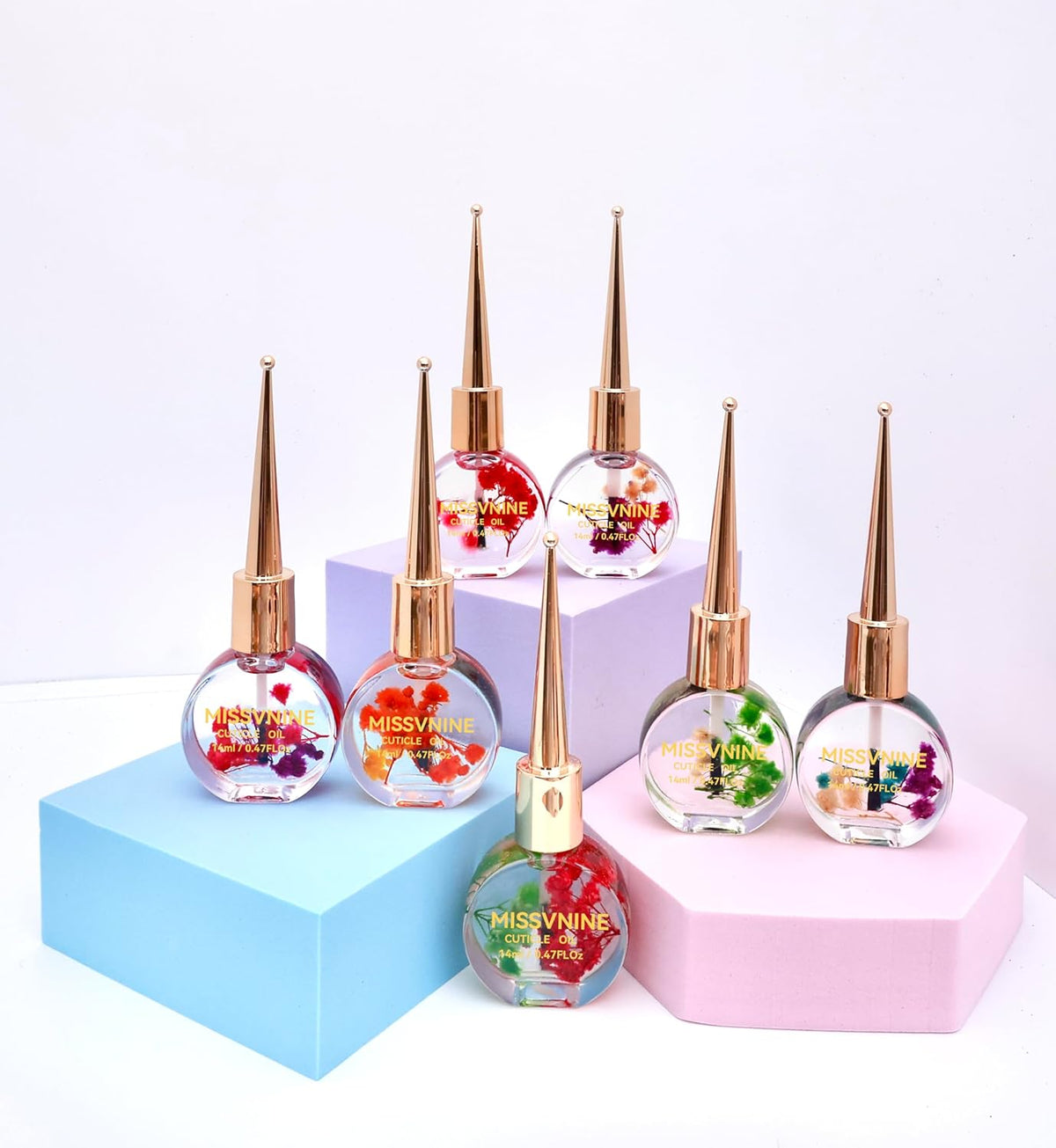 Vitamin E Enriched Cuticle Oil 6 Pack - Prevent Hangnails & Strengthen Nails with Sweet Almond +