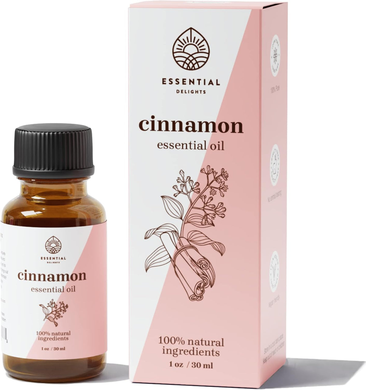 Premium Cinnamon Essential Oil | Warm and Spicy Aroma | Perfect for Candles, Soaps, DIY Projects &