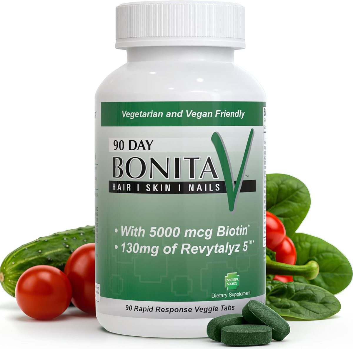 Biotin (Biotina Vitaminas) - Hair Skin Nails Vitamins for Women & Men - 5000 mcg - Hair Growth