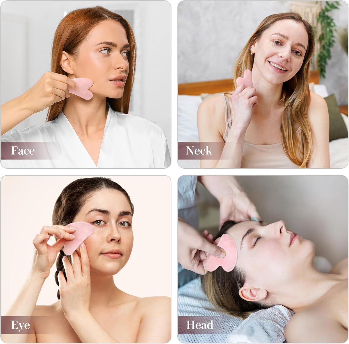 Gua Sha Facial Tools Guasha Tool Gua Sha Jade Stone for Face Skincare Facial Body Tensions Reduce