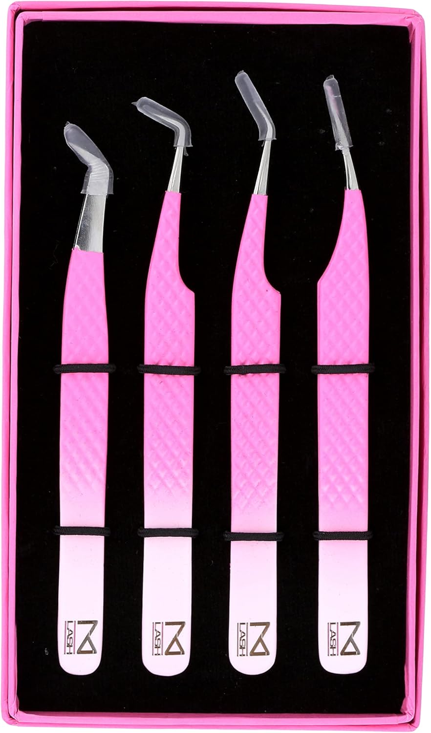 M LASH - V3 Tweezer Set Diamond Grip NANO Fiber Tip - Volume & Classic Eyelash Extensions