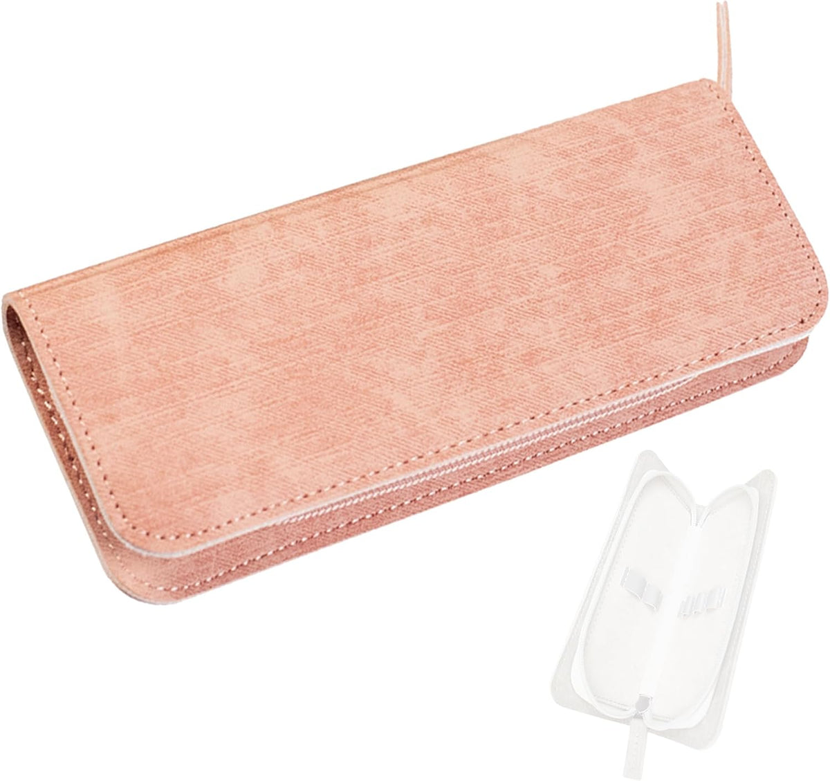Lash Tweezers Organizer, Eyelash Extension Tweezers Bag, Soft PU 5 Positions Portable Dustproof