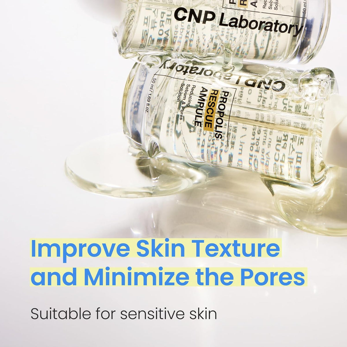 CNP Rescue+Propolis Serum - Redness Relief Serum with Niacinamide & IP-BHA, Soothing, Hydrating