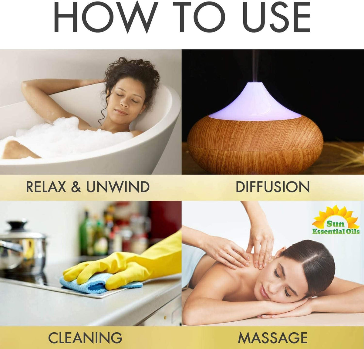 Sun Essential Oils 4oz - Cypress Essential Oil - 4 Fluid Ounces - Cypress Oil