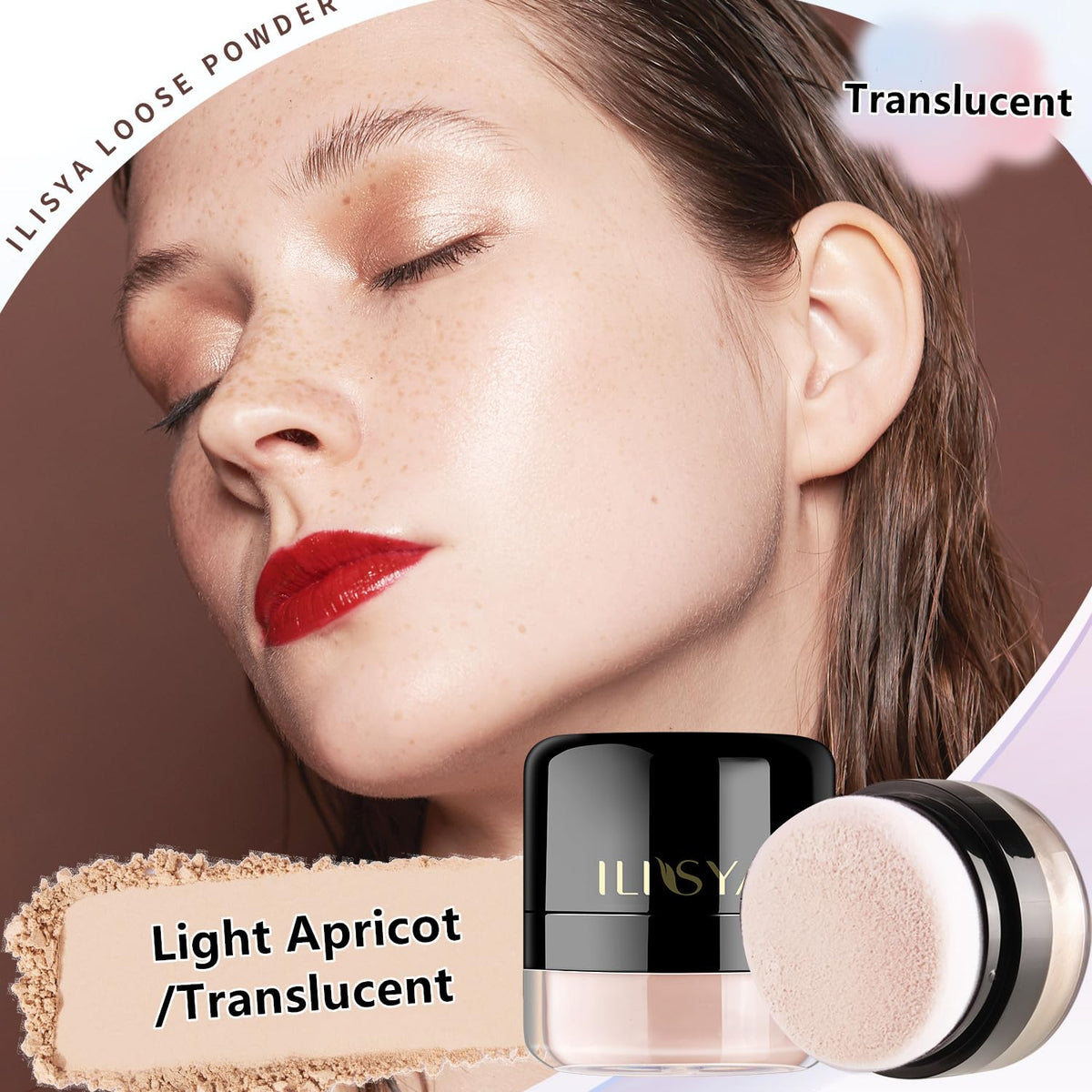 ROUSE Setting Powder Lightweight Loose Powder Finishing Powder Long-Lasting Face Powder Waterproof