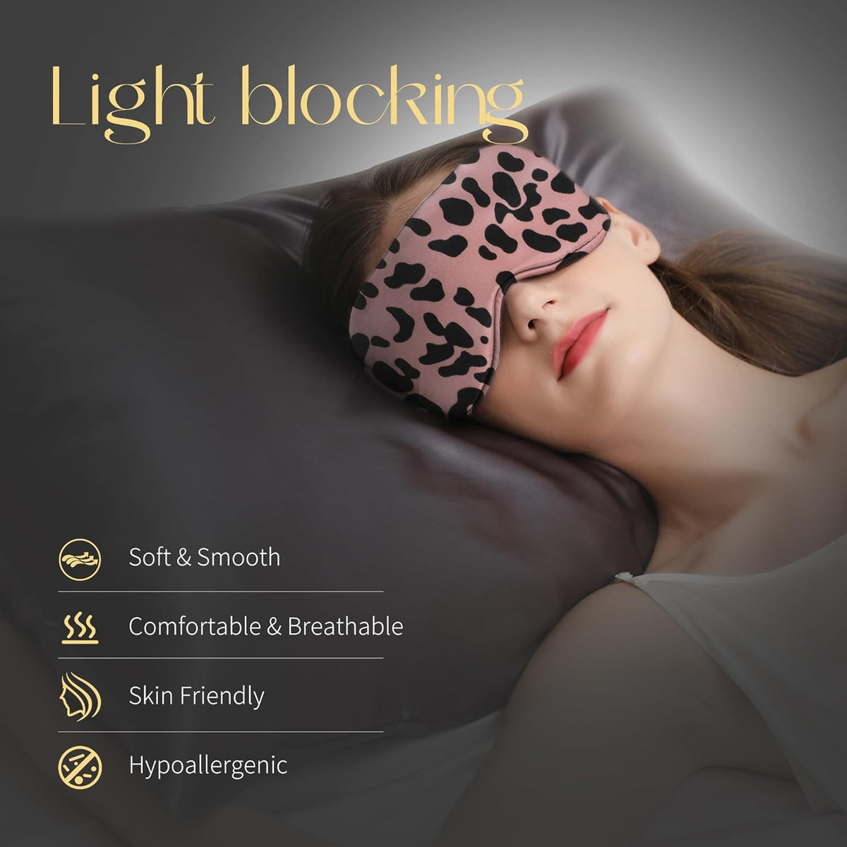 ZIMASILK Adjustable 100% 22 Momme Mulberry Silk Sleep Mask for Sleeping, Filled with Premium